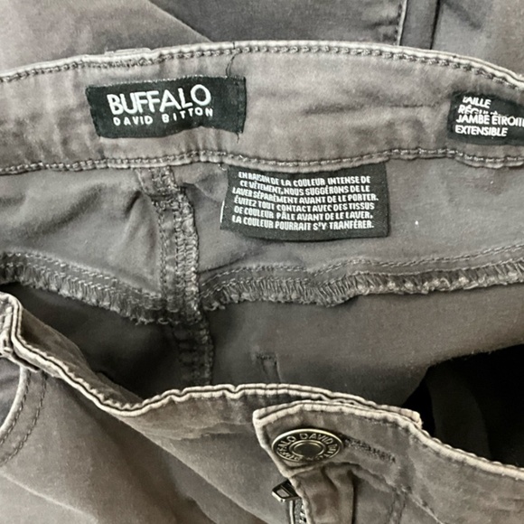 BUFFALO DAVID BITTON Hope Mid Rise Gray Skinny Jeans 29x30 - Picture 4 of 8